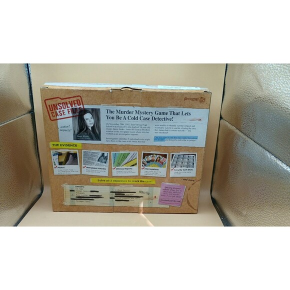 Unsolved Case Files Game Jamie Banks Cold Case Murder Mystery Detective-Reset - Picture 2 of 4